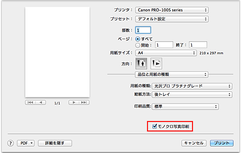 キヤノン：PIXUS マニュアル｜PRO-100S series｜カラーの原稿を